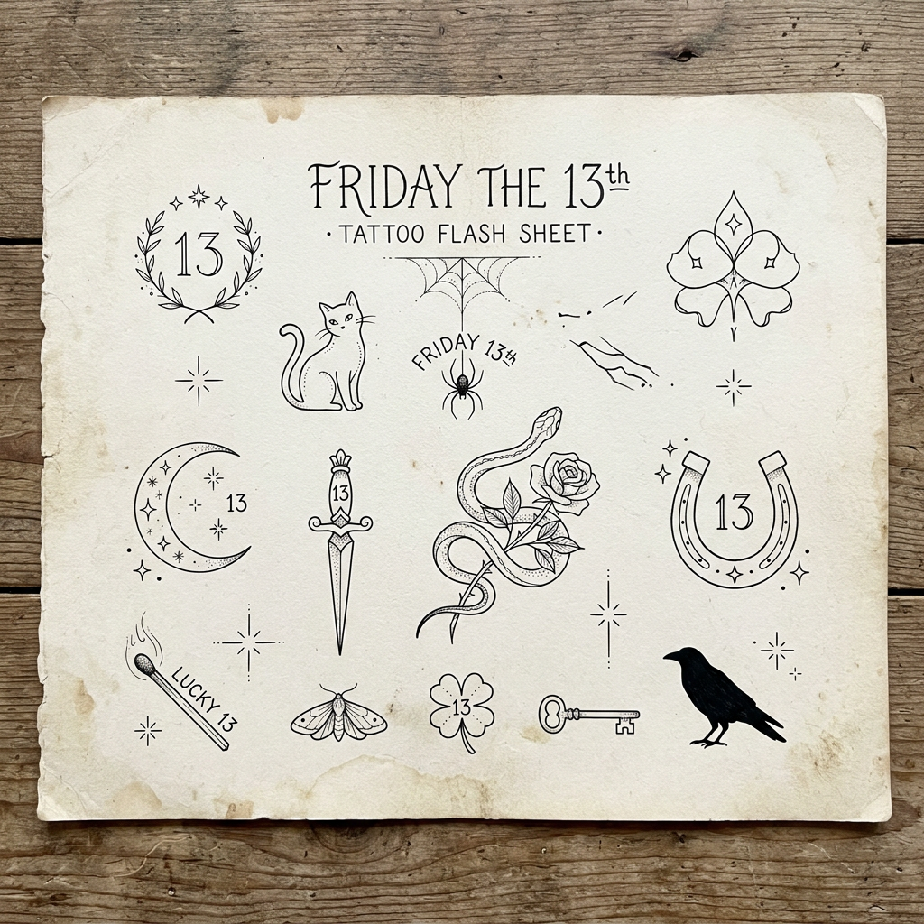 Fine Line Omens flash sheet